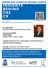 Behind the CV: Dr. Maria Ott