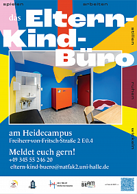 Das Eltern-Kind-Büro der Nat. Fak. II am Heide-Campus