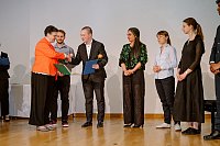 Gratulation der Rektorin